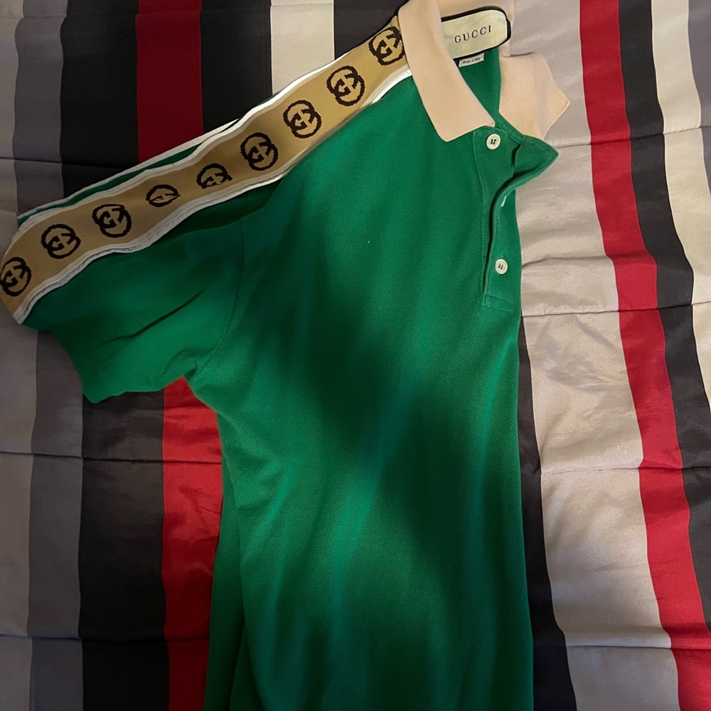 Gucci Jacquard Polo Shirt XL